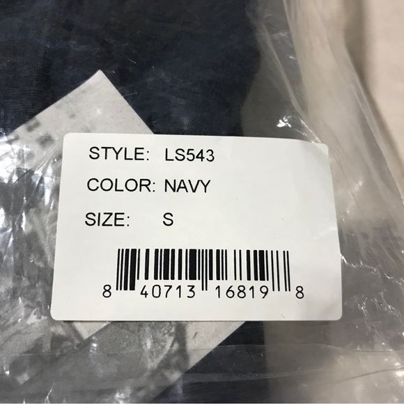 Link Soul Long Sleeve Button Up Shirt, Men's Size S - Navy - Picture 10 of 12